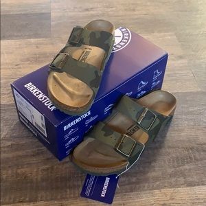 BIRKENSTOCK ARIZONA DESERT SOIL CAMOUFLAGE GREEN